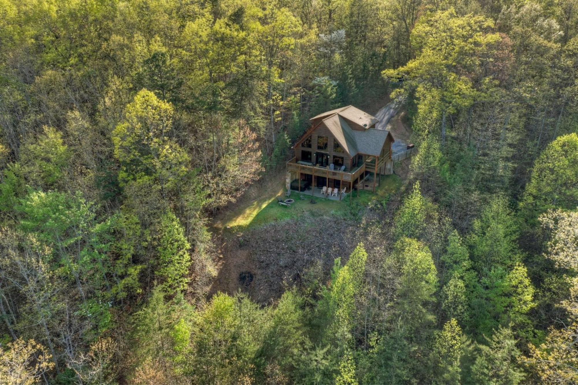 The View Sweeping Mountain Views Gas Fireplace Game Room Hot Tub Blue Ridge Exteriér fotografie