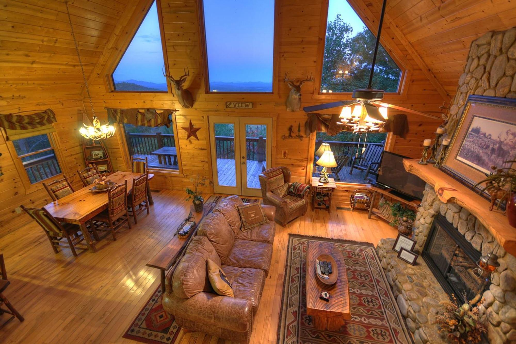 The View Sweeping Mountain Views Gas Fireplace Game Room Hot Tub Blue Ridge Exteriér fotografie